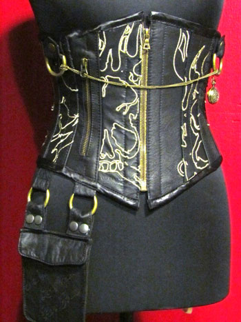 ed hardy Lederkorsett